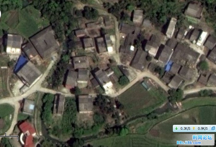 四方屋顶的下溪庙