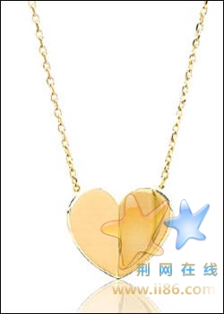 Van Cleef&Arples 黄色心型项链