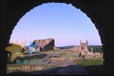 丹麦 古堡废墟