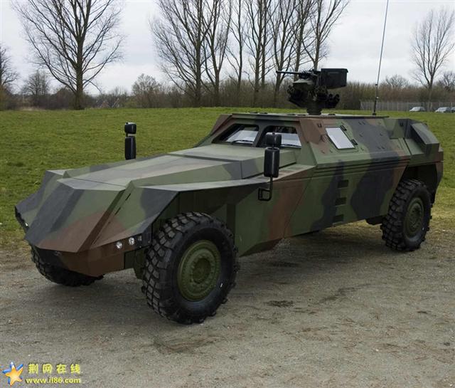  德国莱茵金属公司研制的GeFaS轻型轮式装甲车