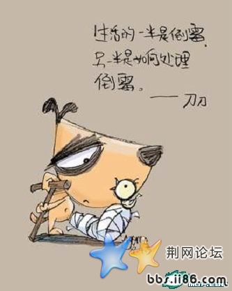 生活的一半是倒霉，另一半是如何处理倒霉