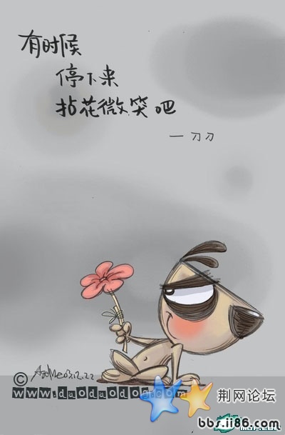 有时候 停下来 拈花微笑吧