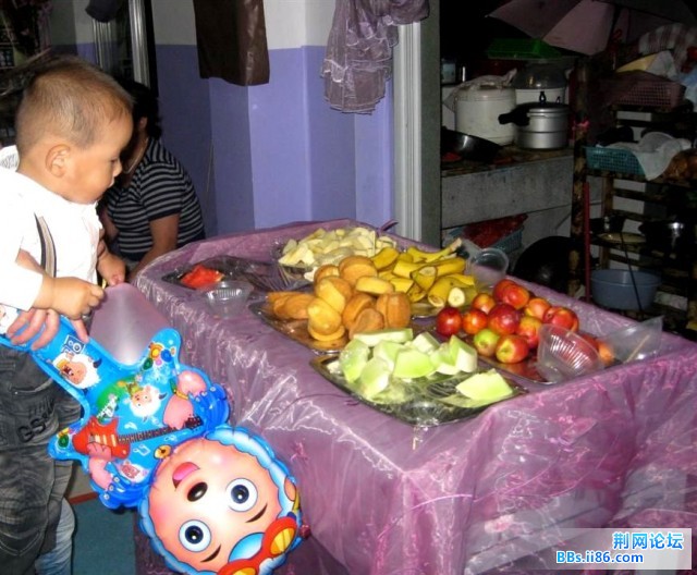好吃的水果自助餐哦！