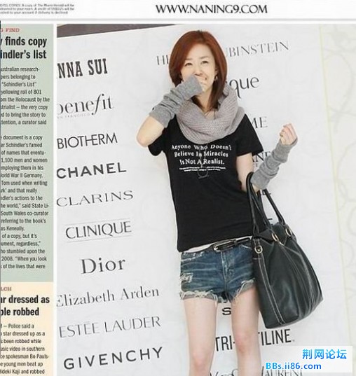 韩版女装春夏新款李孝利休闲柔软舒适小字母印花圆领短袖T恤