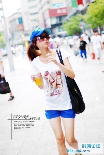 夏装韩版街头流行系带球鞋纯棉短袖T恤