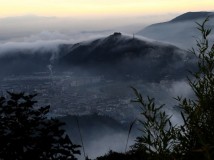 家乡四周的云雾（三） （大荆街道全景）